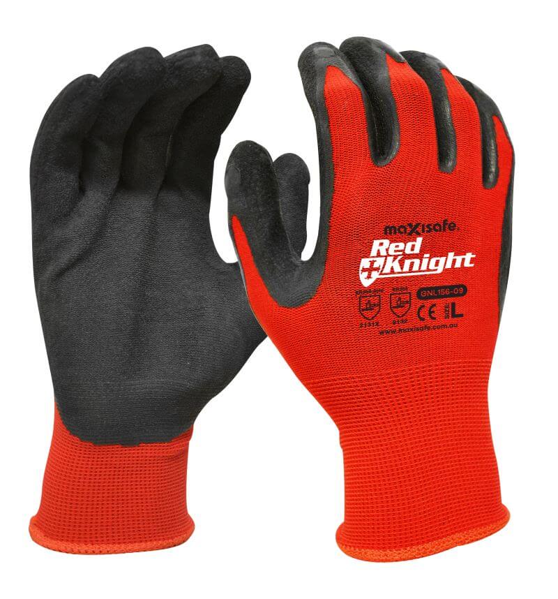 Red Knight Latex Gripmaster Coated Glove