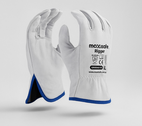 MAXISAFE Natural Full Grain Rigger Glove