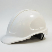 Maxiguard WHITE Vented Hard Hat Ratchet Harness