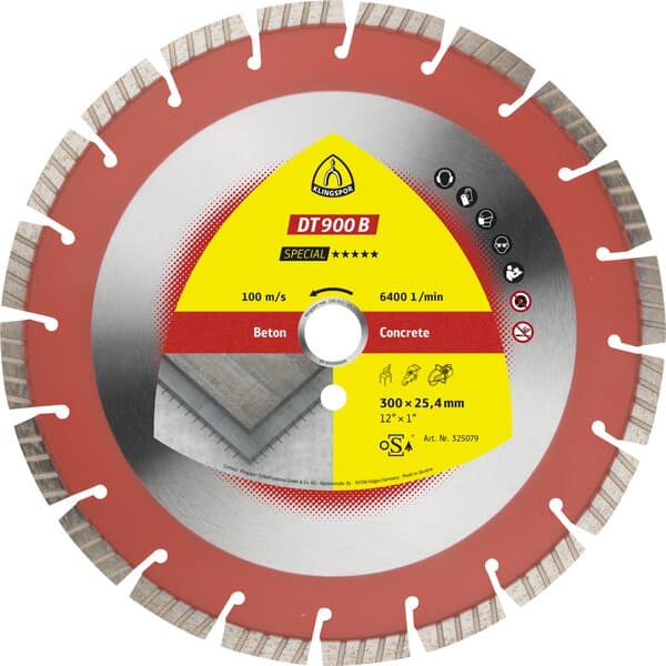 Klingspor DT 900 B Special Large Diamond Cutting Blades