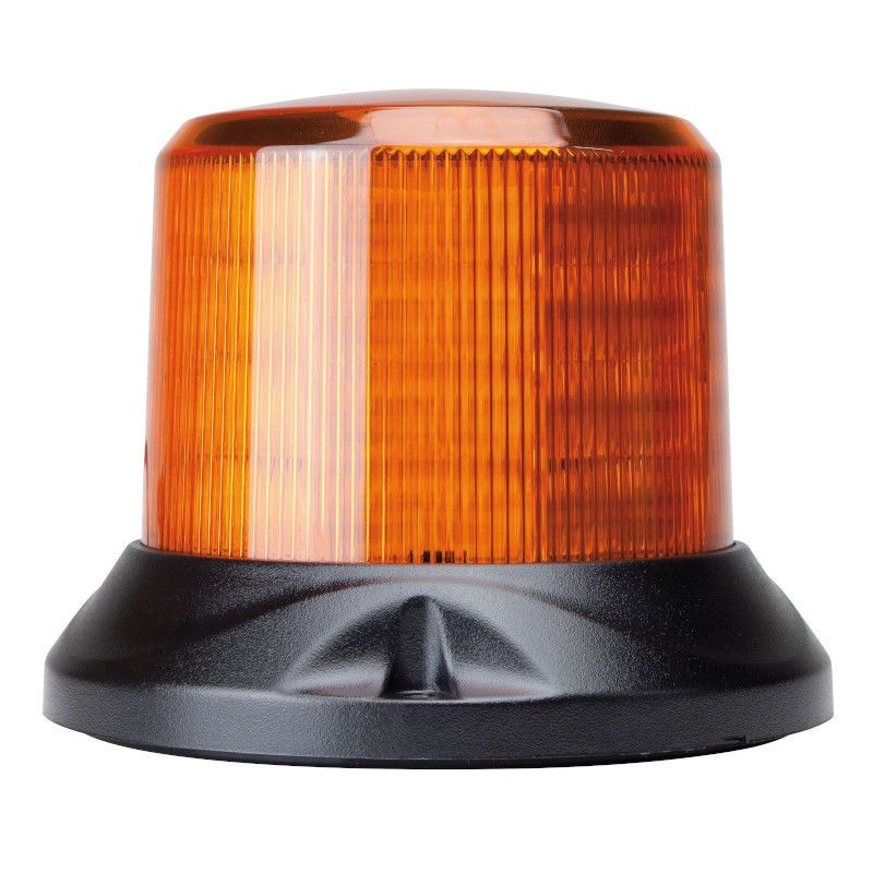 Flashing Beacon - LED - Heavy Duty - Magnetic Base - Amber - 165x165x130mm