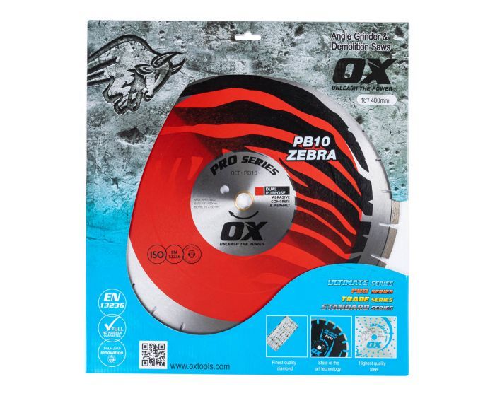 OX TOOLS Professional PB10  Segmented Diamond Blade - Abrasive