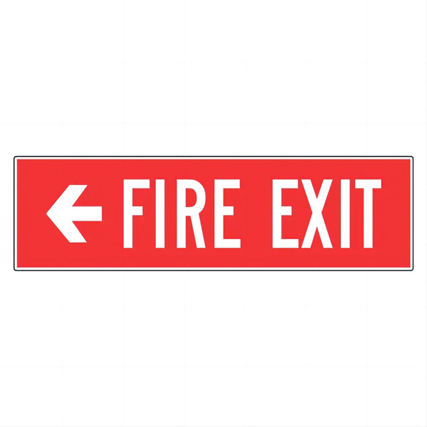 (FIRE EXIT) PP Safety Sign - Red