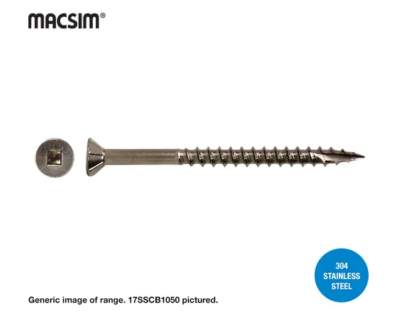 MACSIM SEH SS T17 DECK SCREW 10