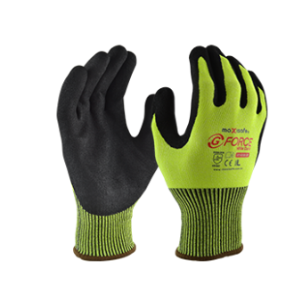 G-Force Hi-Vis Cut 5 Glove with Nitrile Palm