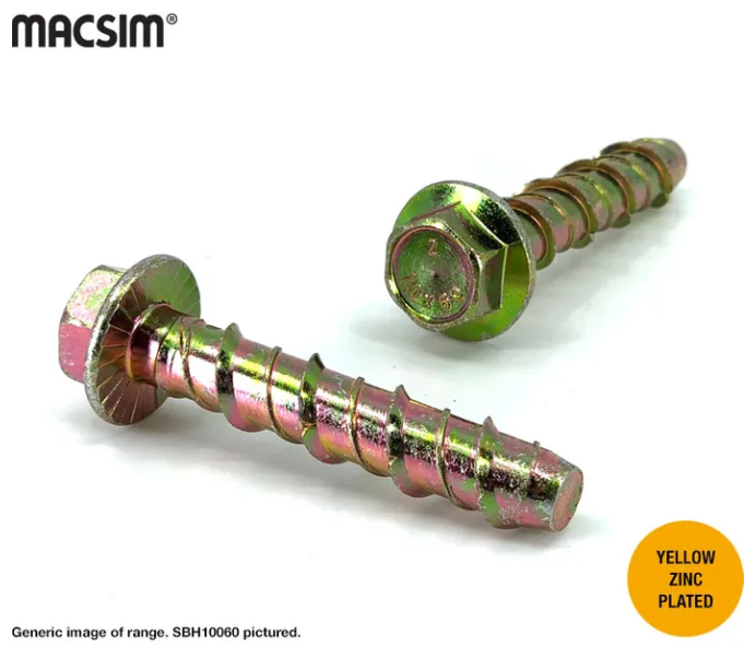 MACSIM Hex Head Screwbolts 12 mm