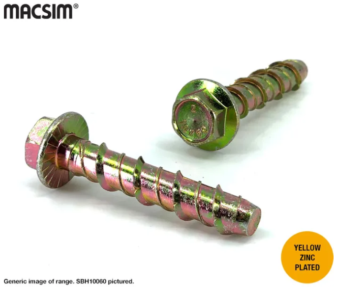 MACSIM Hex Head Screwbolts 16 mm