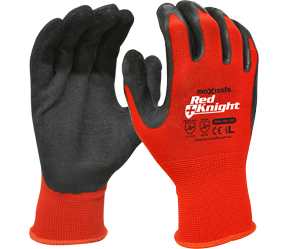 MAXISAFE Red Knight Latex Gripmaster Coated Glove