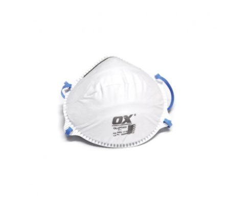 OX P2V Dust/Mist Disposable Mask w/valve