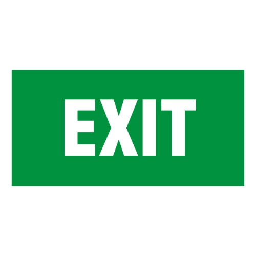 (EXIT) PP Safety Sign - Green