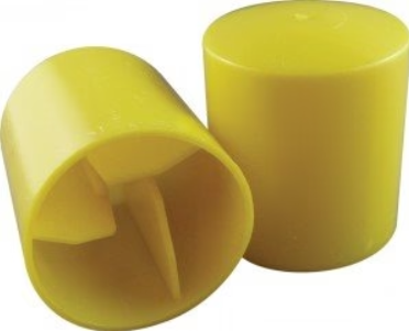 Safety Caps - Yellow - Star Pickets - 100/bag